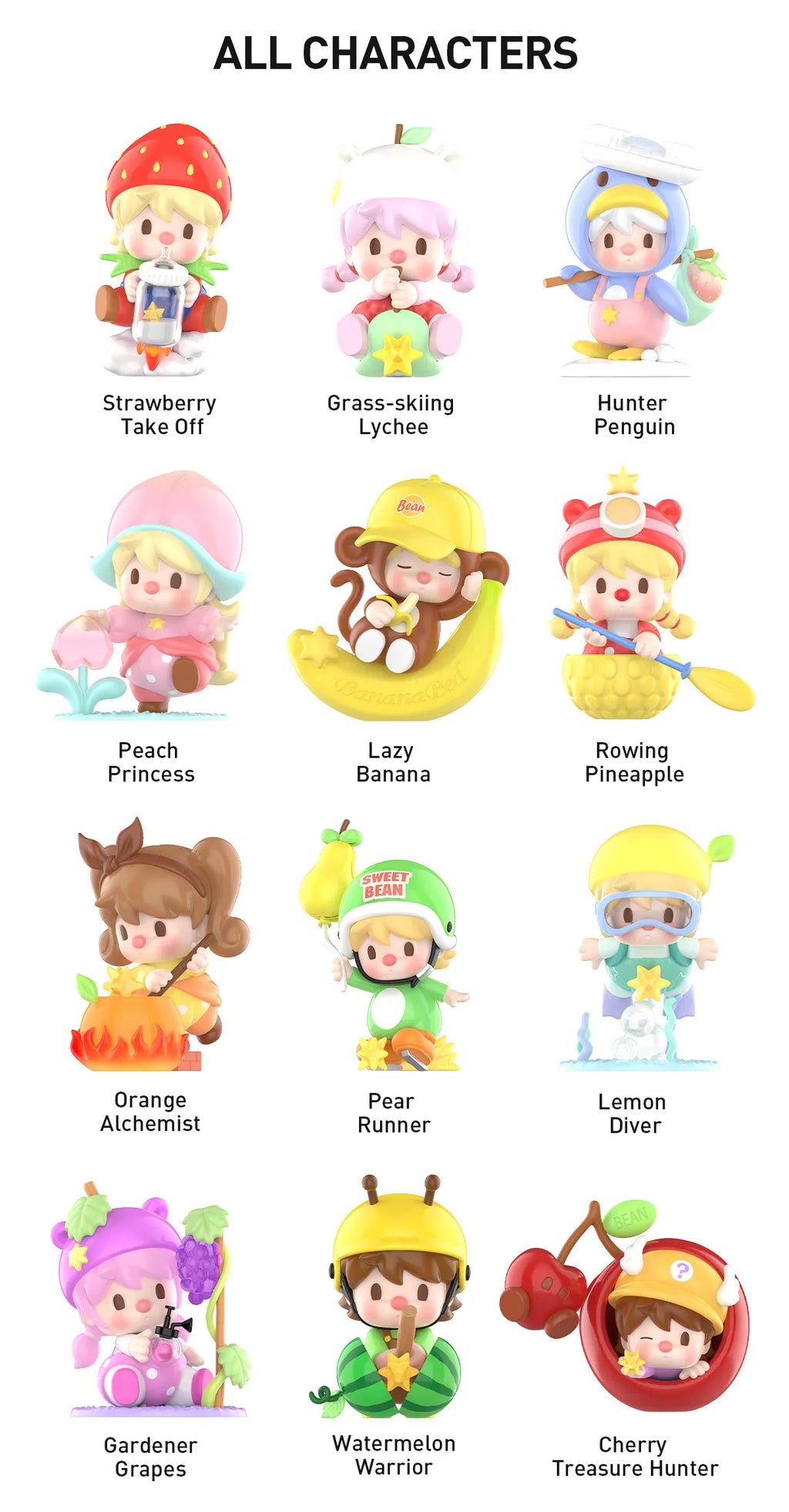 SWEET BEAN Fruit World Adventure Series