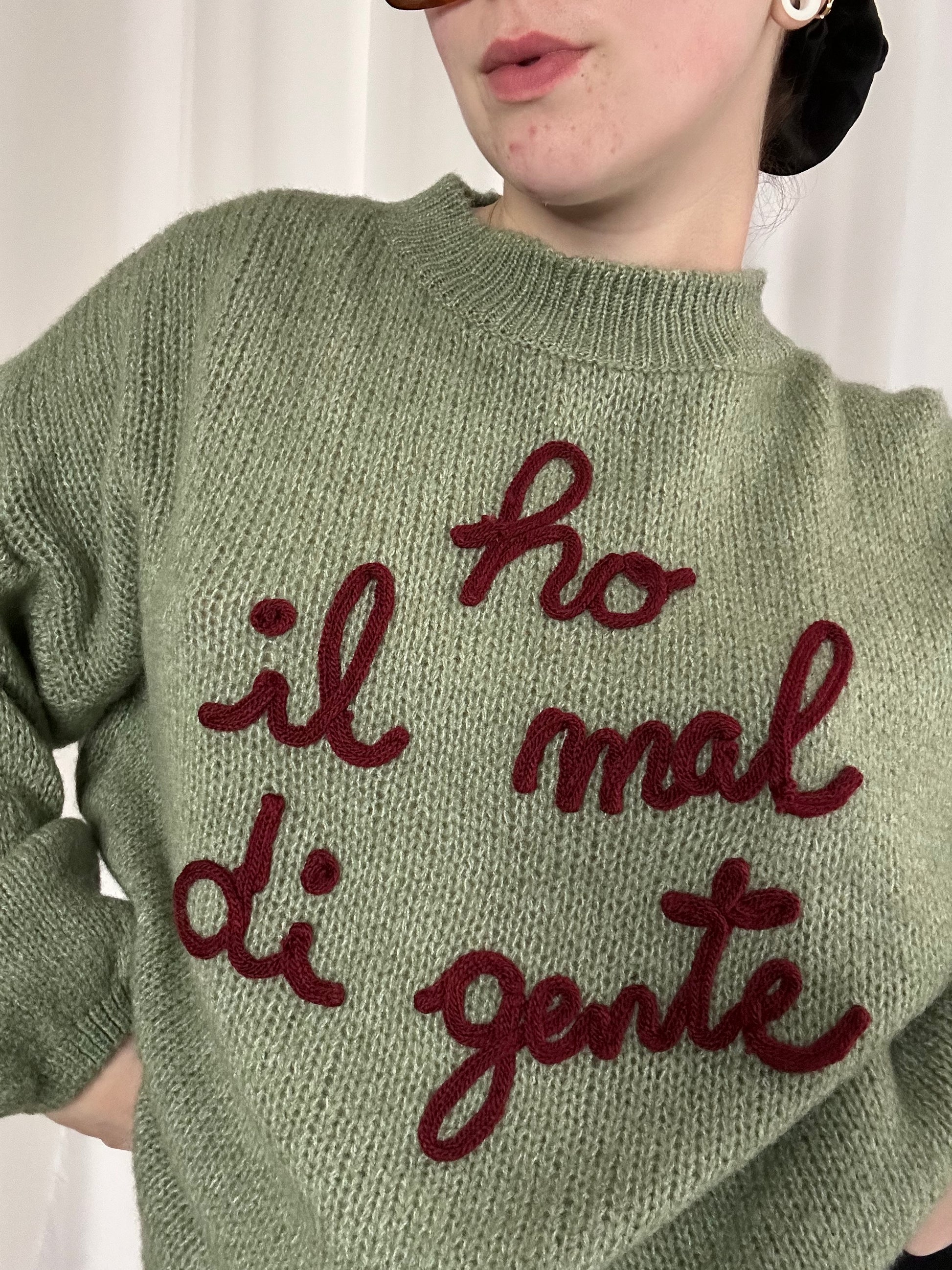 Maglione HO IL MAL DI GENTE