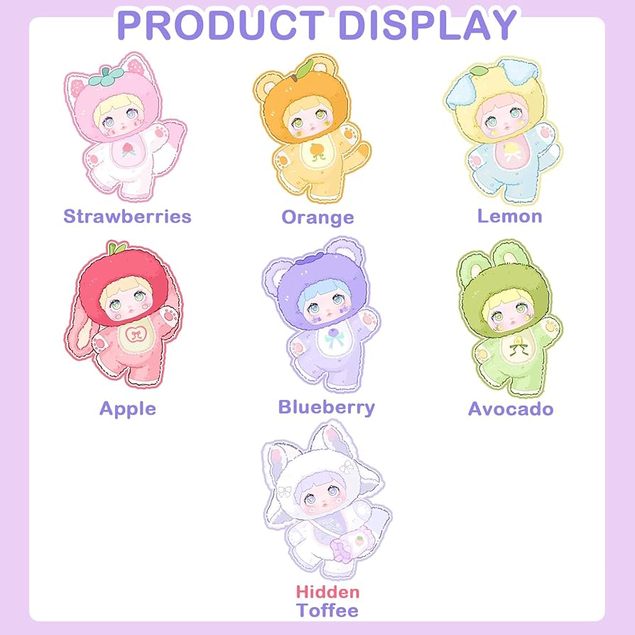 Nommi interesting fruit plush series