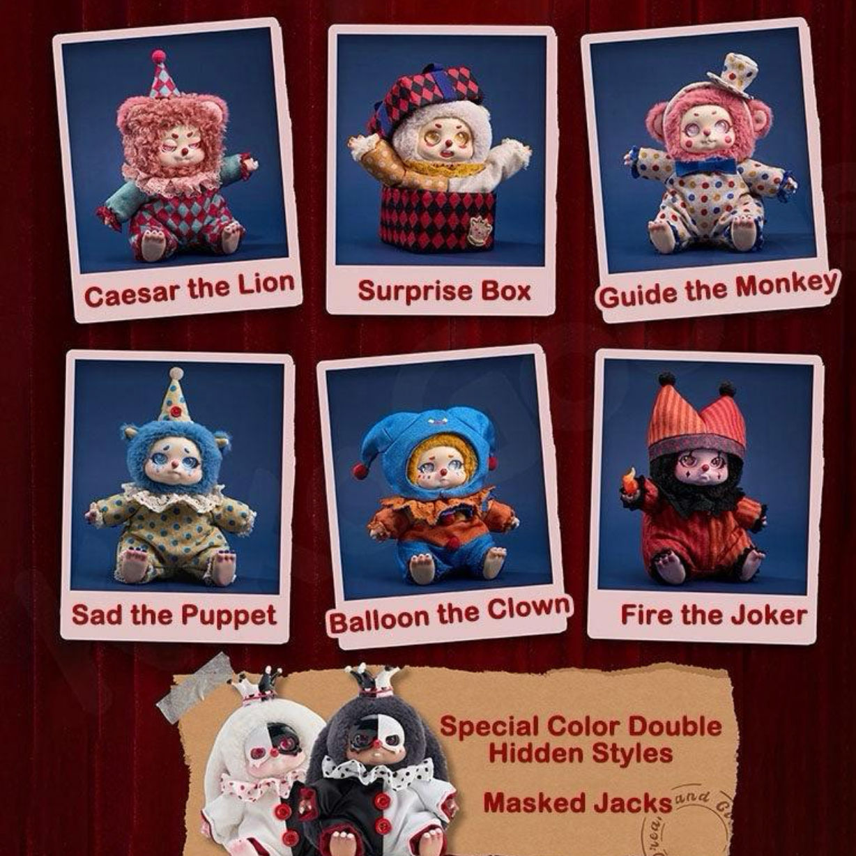 Cino's Dreamland Circus Series Plush Blind Box